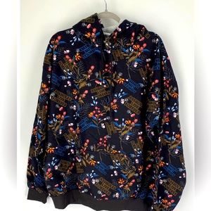 Assholes live forever unisex floral hoodie NWOT